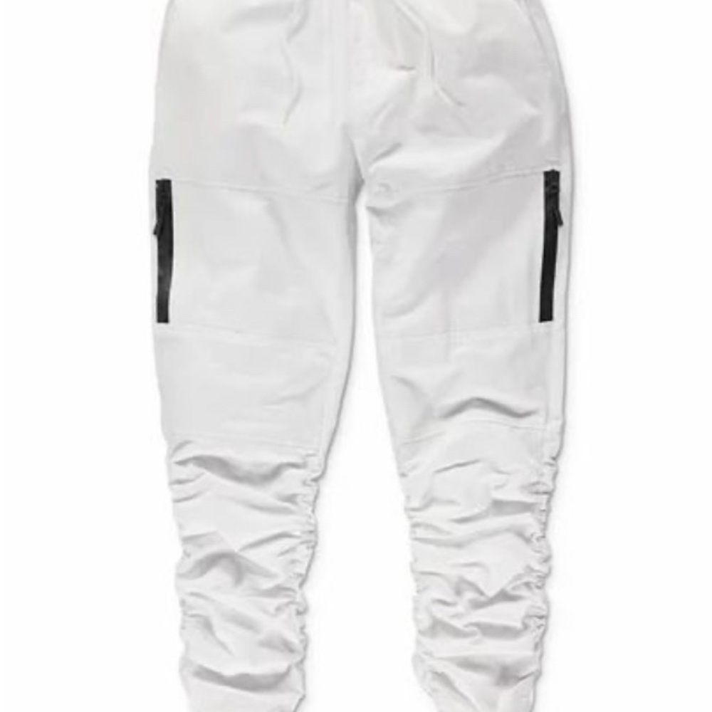 American Stitch Ivory Cargo Pants with Dark Accents